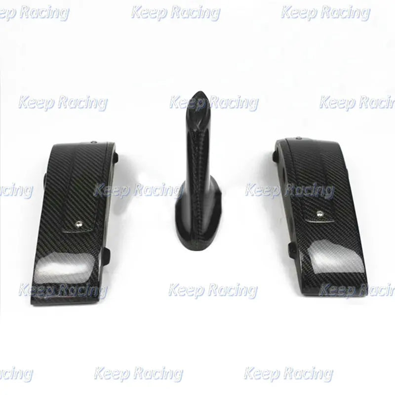 Bloque elevador de alerón de fibra de carbono para Nissan R35 GTR, acabado brillante, GT-R, pata de ala de maletero, tapa de maletero trasera de fibra, soporte superior