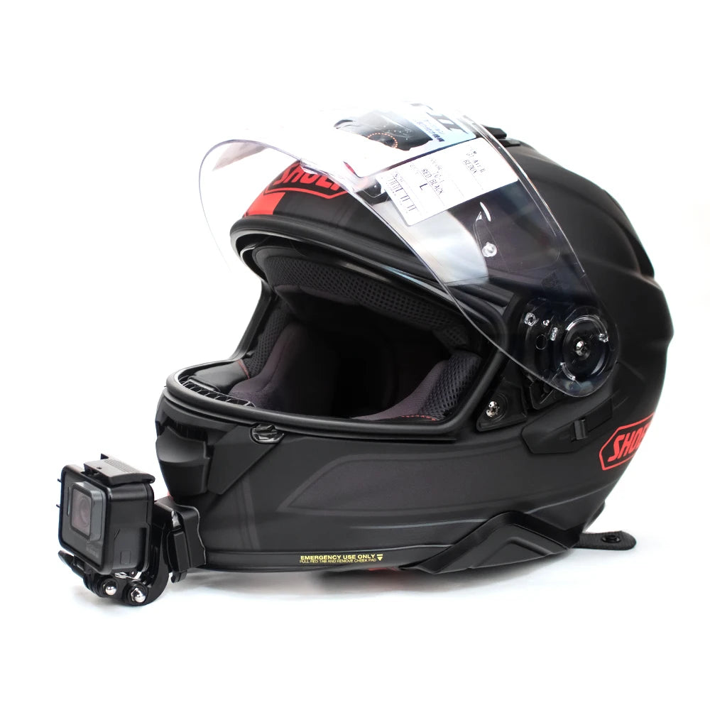 TUYU-soporte personalizado para casco de motocicleta SHOEI GT Air 2, accesorios de aleación de aluminio para cámara deportiva GoPro DJI Insta360