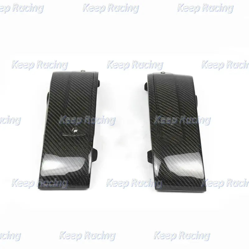 Bloque elevador de alerón de fibra de carbono para Nissan R35 GTR, acabado brillante, GT-R, pata de ala de maletero, tapa de maletero trasera de fibra, soporte superior