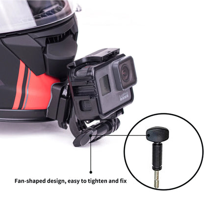TUYU-soporte personalizado para casco de motocicleta SHOEI GT Air 2, accesorios de aleación de aluminio para cámara deportiva GoPro DJI Insta360