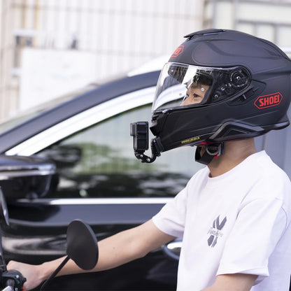 TUYU-soporte personalizado para casco de motocicleta SHOEI GT Air 2, accesorios de aleación de aluminio para cámara deportiva GoPro DJI Insta360