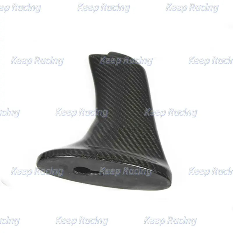 Bloque elevador de alerón de fibra de carbono para Nissan R35 GTR, acabado brillante, GT-R, pata de ala de maletero, tapa de maletero trasera de fibra, soporte superior