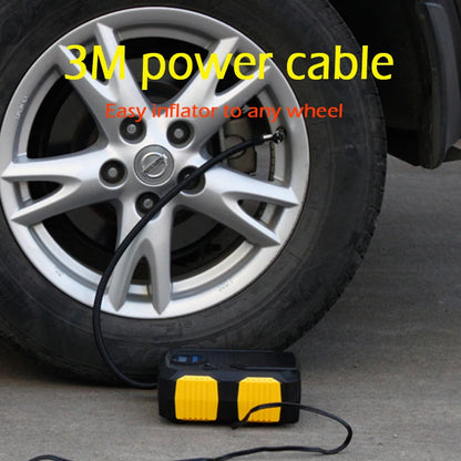 Inflador de neumáticos Digital, cilindro de 22mm, 12V, bomba de compresor de aire portátil para coche, compresor de aire de coche de 150 PSI para coches, motocicletas y bicicletas