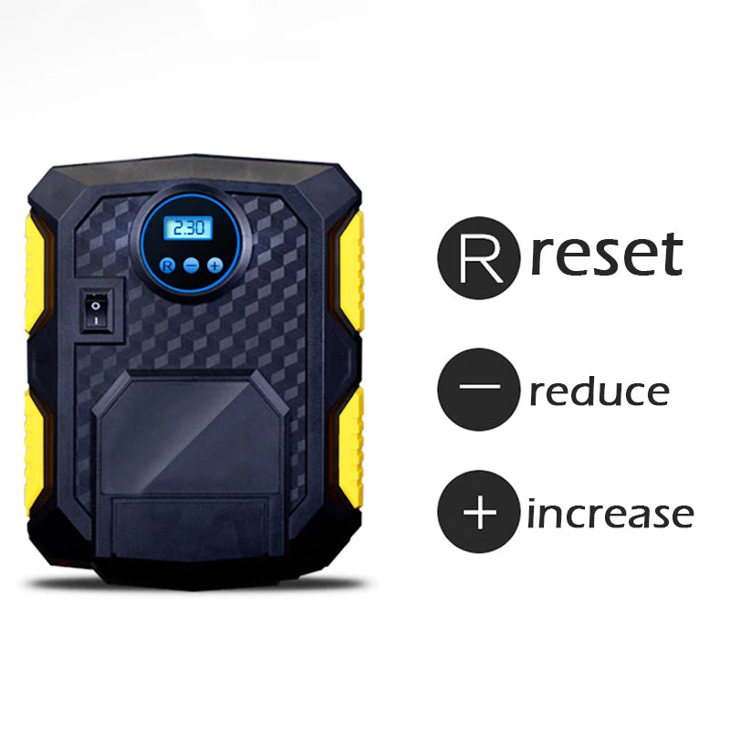 Inflador de neumáticos Digital, cilindro de 22mm, 12V, bomba de compresor de aire portátil para coche, compresor de aire de coche de 150 PSI para coches, motocicletas y bicicletas