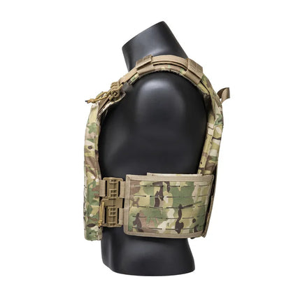 EMERSONGEARS-portador de placa de nailon 1000D, chaleco táctico para exteriores, chaleco MOLLE protector ajustable para caza