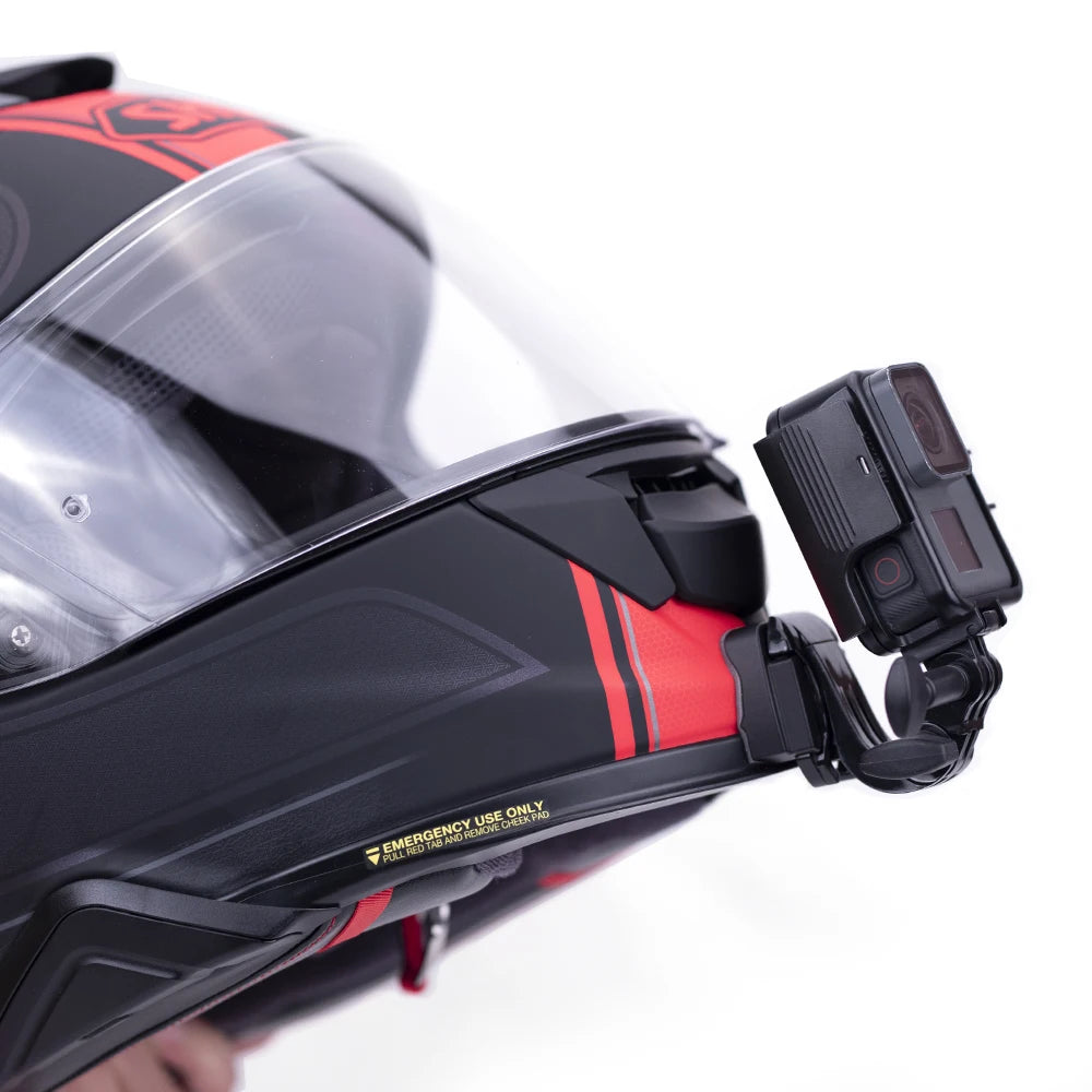 TUYU-soporte personalizado para casco de motocicleta SHOEI GT Air 2, accesorios de aleación de aluminio para cámara deportiva GoPro DJI Insta360