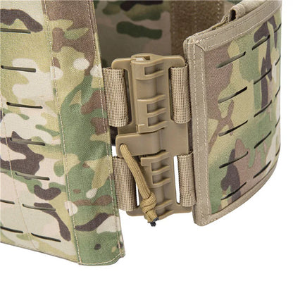 EMERSONGEARS-portador de placa de nailon 1000D, chaleco táctico para exteriores, chaleco MOLLE protector ajustable para caza
