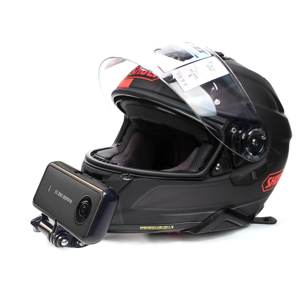 TUYU-soporte personalizado para casco de motocicleta SHOEI GT Air 2, accesorios de aleación de aluminio para cámara deportiva GoPro DJI Insta360