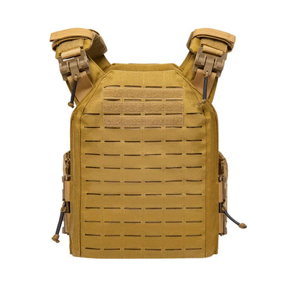 EMERSONGEARS-portador de placa de nailon 1000D, chaleco táctico para exteriores, chaleco MOLLE protector ajustable para caza