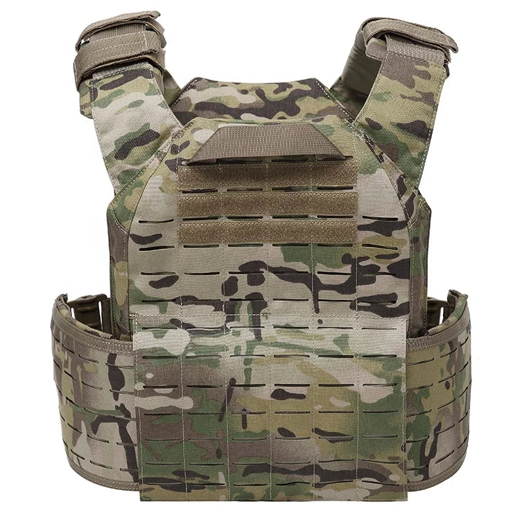 EMERSONGEARS-portador de placa de nailon 1000D, chaleco táctico para exteriores, chaleco MOLLE protector ajustable para caza