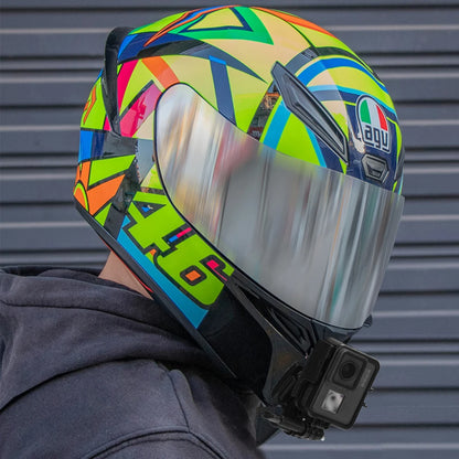 TUYU Premium casco de motocicleta personalizado Agv Pista GPRR K1 K5S K6luminium soporte de barbilla para GoPro Max Hero10 Insta360 One X2 R DJI