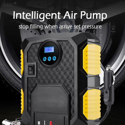 Inflador de neumáticos Digital, cilindro de 22mm, 12V, bomba de compresor de aire portátil para coche, compresor de aire de coche de 150 PSI para coches, motocicletas y bicicletas