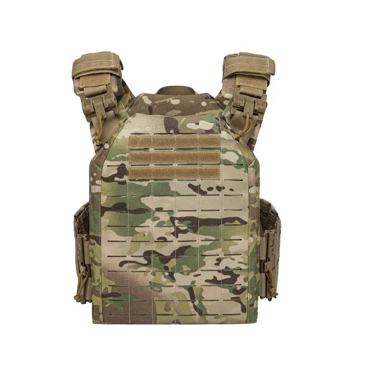 EMERSONGEARS-portador de placa de nailon 1000D, chaleco táctico para exteriores, chaleco MOLLE protector ajustable para caza