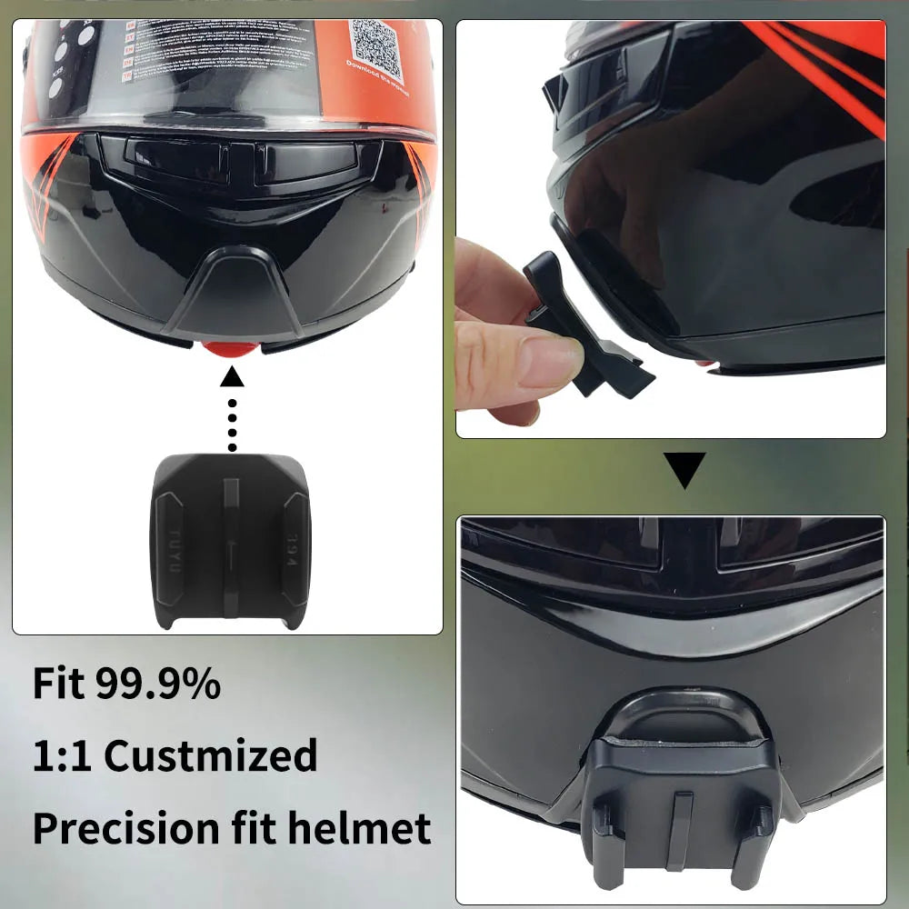 Casco de motocicleta personalizado premium TUYU LS2 MX701 ff 801358   Soporte de barbilla de aluminio para accesorios GoPro Hero10 Insta360 X2 3 DJI
