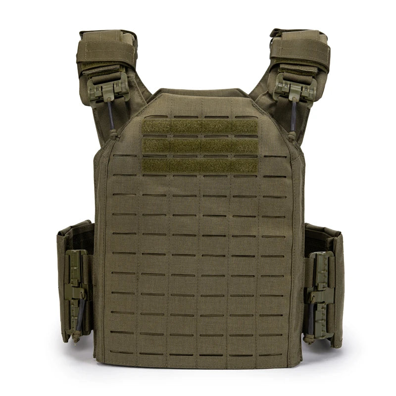 EMERSONGEARS-portador de placa de nailon 1000D, chaleco táctico para exteriores, chaleco MOLLE protector ajustable para caza