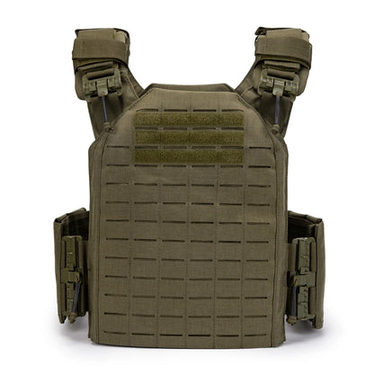 EMERSONGEARS-portador de placa de nailon 1000D, chaleco táctico para exteriores, chaleco MOLLE protector ajustable para caza