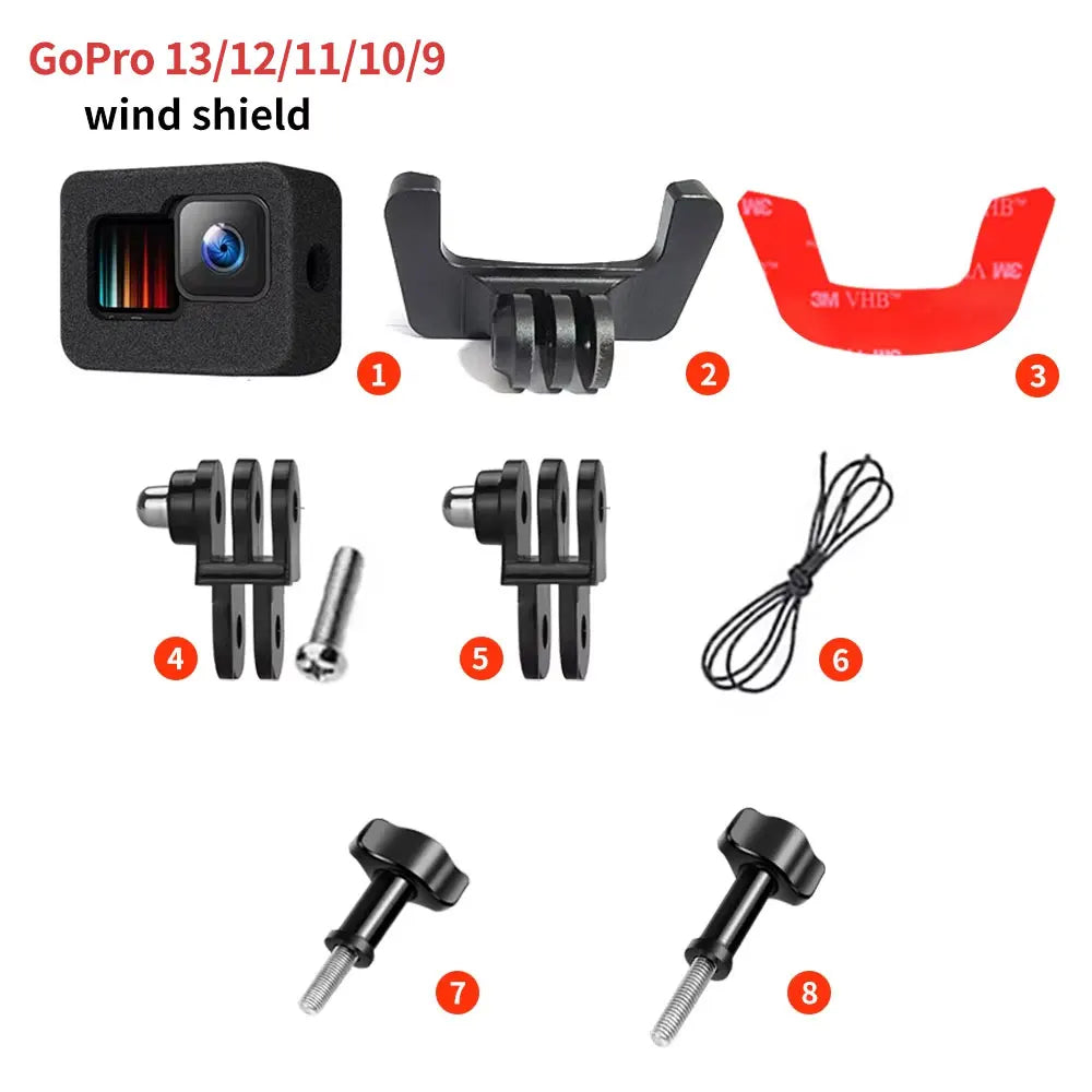 Soporte de barbilla para casco de motocicleta Shoei Neotec 2 personalizado para cámaras GoPro Hero12 11 10, Insta360 X4, Ace Pro2, DJI Action 4/5Pro