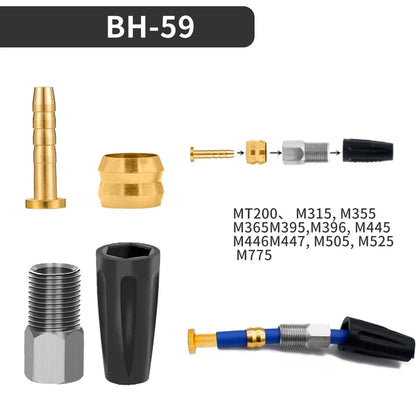 Pin de freno de aguja de aceite hidráulico BH59 BH90/herramienta de montaje de manguera de inserción para bicicleta Shimano Sram Tektro Magura