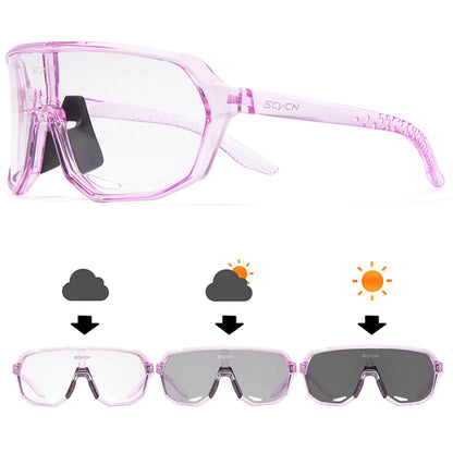 SCVCN gafas de sol de ciclismo para hombre, gafas de sol para conducir en carretera, deportes al aire libre, escalada de montaña, gafas de ciclismo UV400 para mujer