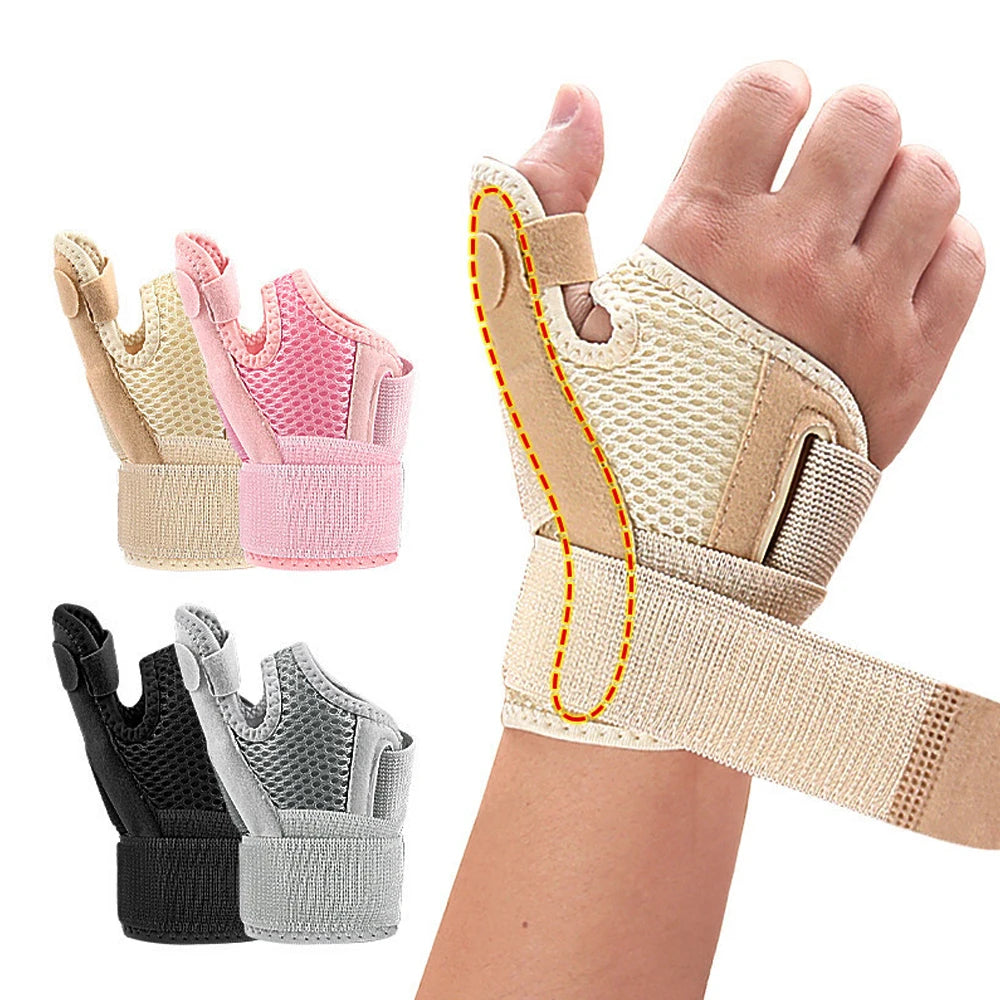Muñequera para pulgar, férula Spica para tendinitis, artritis, CMC, mano izquierda o derecha, se adapta a deportes para hombres y mujeres, 1 Uds.