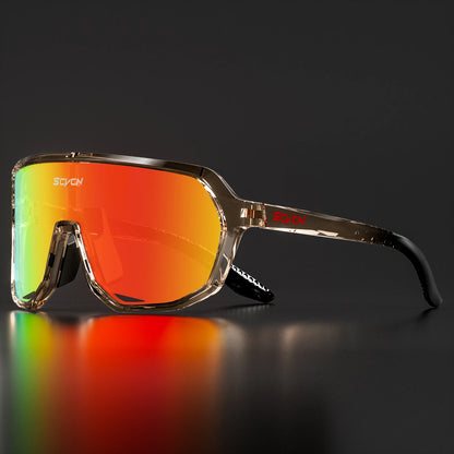 SCVCN gafas de sol de ciclismo para hombre, gafas de sol para conducir en carretera, deportes al aire libre, escalada de montaña, gafas de ciclismo UV400 para mujer