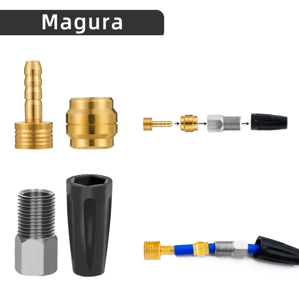 Pin de freno de aguja de aceite hidráulico BH59 BH90/herramienta de montaje de manguera de inserción para bicicleta Shimano Sram Tektro Magura