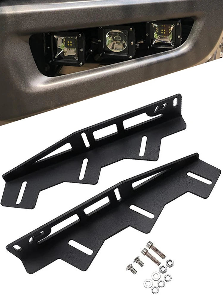Soportes de montaje de luz antiniebla del parachoques delantero, luz LED de trabajo, lámpara de cápsula, soporte de montaje de luz antiniebla para Ford Raptor 2017-2021