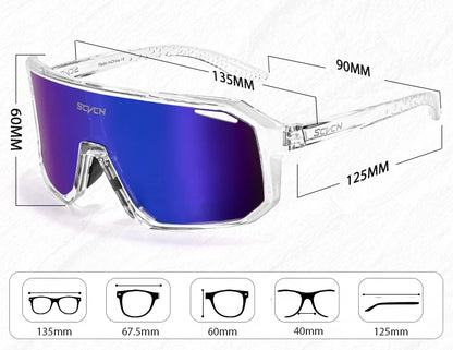 SCVCN gafas de sol de ciclismo para hombre, gafas de sol para conducir en carretera, deportes al aire libre, escalada de montaña, gafas de ciclismo UV400 para mujer