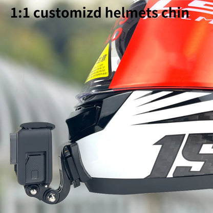 Casco de motocicleta personalizado premium TUYU LS2 MX701 ff 801358   Soporte de barbilla de aluminio para accesorios GoPro Hero10 Insta360 X2 3 DJI
