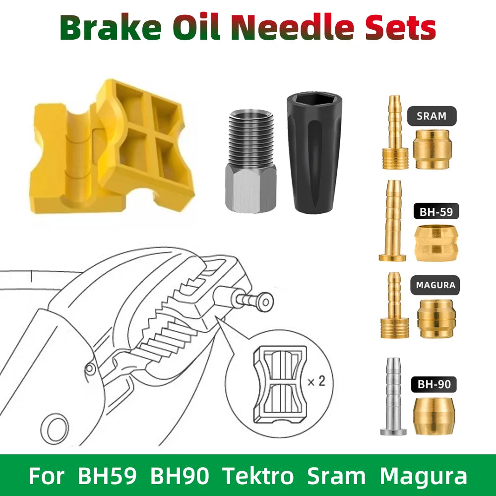 Pin de freno de aguja de aceite hidráulico BH59 BH90/herramienta de montaje de manguera de inserción para bicicleta Shimano Sram Tektro Magura