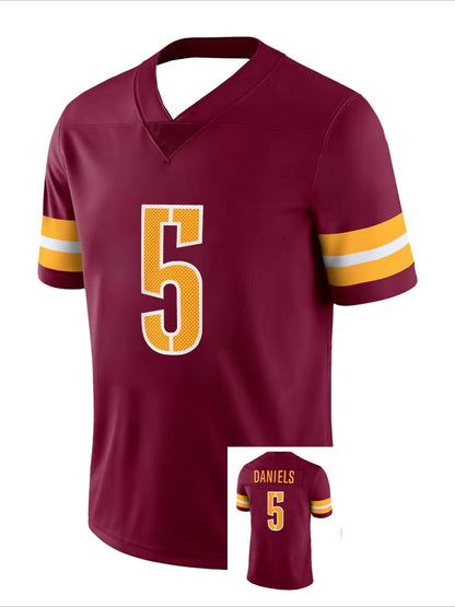 Camiseta Deportiva de Fútbol Americano, Manga Corta, Transpirable, Unisex, de Secado Rápido, Sudadera Transpirable para Moto