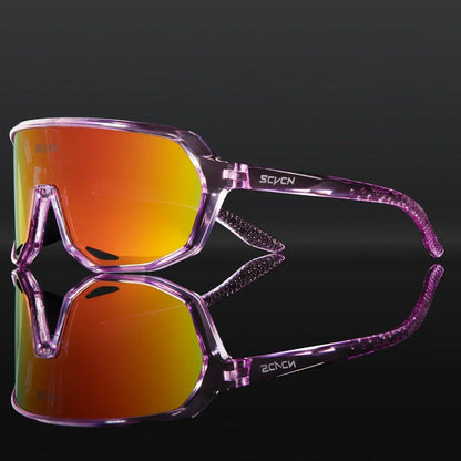 SCVCN gafas de sol de ciclismo para hombre, gafas de sol para conducir en carretera, deportes al aire libre, escalada de montaña, gafas de ciclismo UV400 para mujer