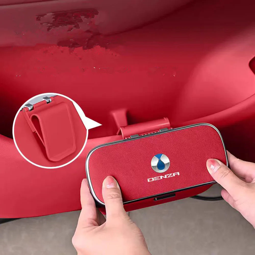 Para Denza D9 bote de basura para puerta de coche Denza X N9 Z9 N8 N7 Z9GT contenedor de almacenamiento trasero de coche para artículos varios