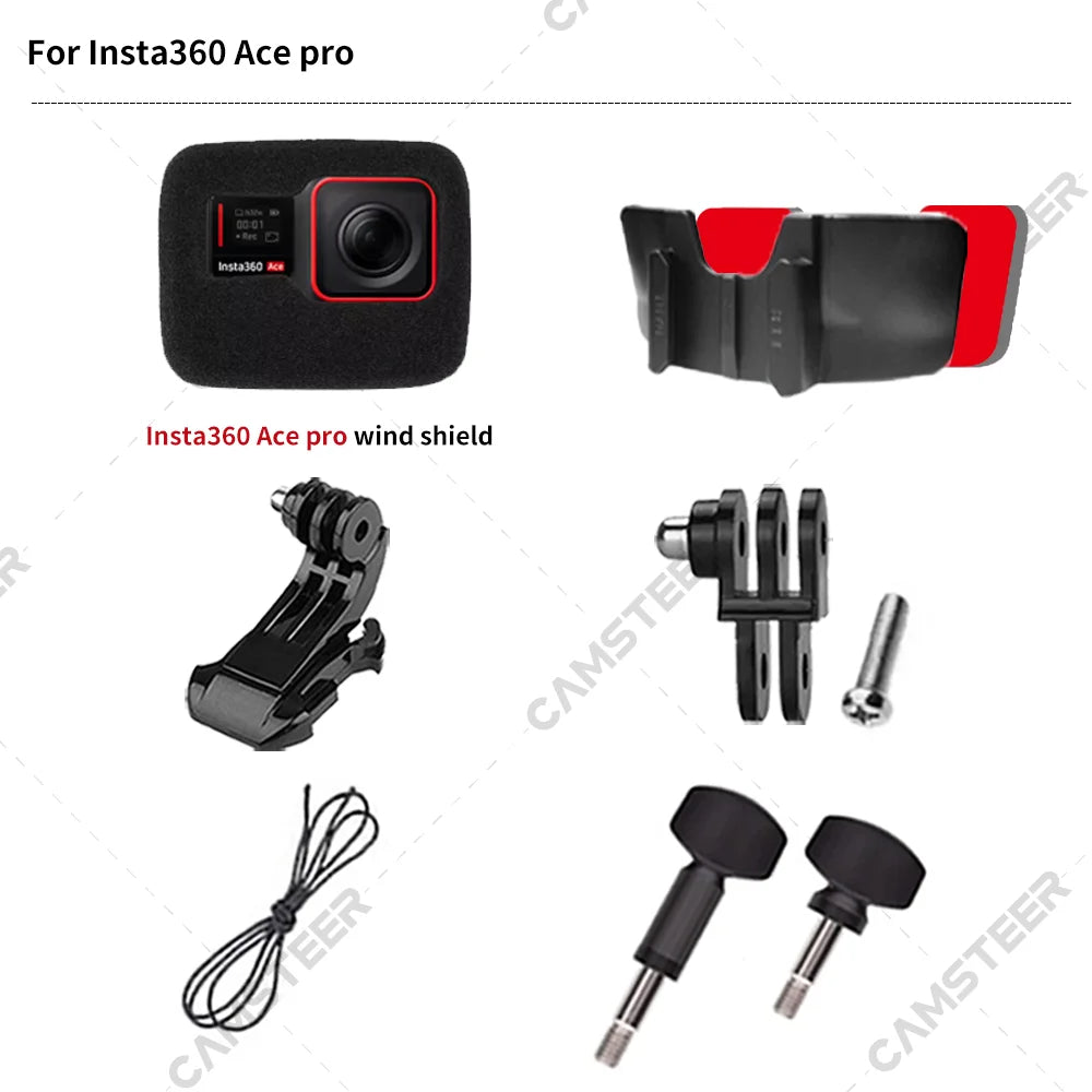 Para LS2 FF811 VECTOR 2 casco de motocicleta personalizado soporte de barbilla para GoPro Hero13 12 Insta360 X4 X3 Ace pro DJI Action 5 4 cámara