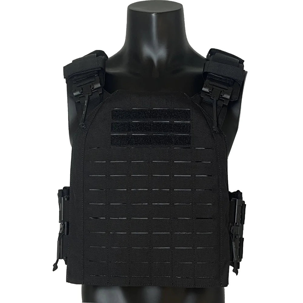 EMERSONGEARS-portador de placa de nailon 1000D, chaleco táctico para exteriores, chaleco MOLLE protector ajustable para caza