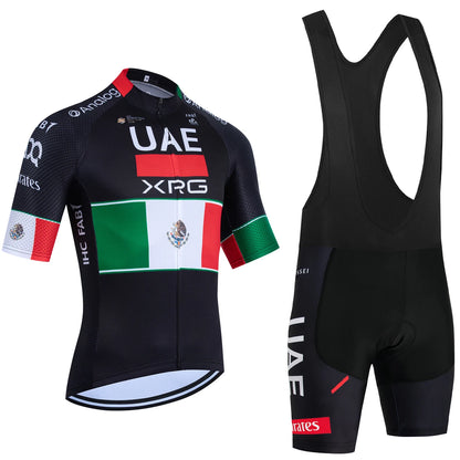Maillot de Ciclismo MÉXICO 2026, Maillot de Ciclismo del Equipo de los Emiratos Árabes Unidos, Pantalones Cortos para Hombre y Mujer, Secado Rápido, Ropa de Ciclismo Profesional, Camiseta de Ciclismo