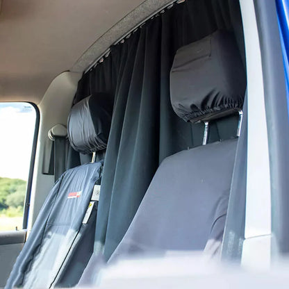 Cortinas de Privacidad para Coche, Cortinas de Partición Delantera y Trasera para Cabina de Autocaravana, Cortinas para Camper Van para Fiat DUCATO, Volkswagen T5T6, Ford TRANSIT