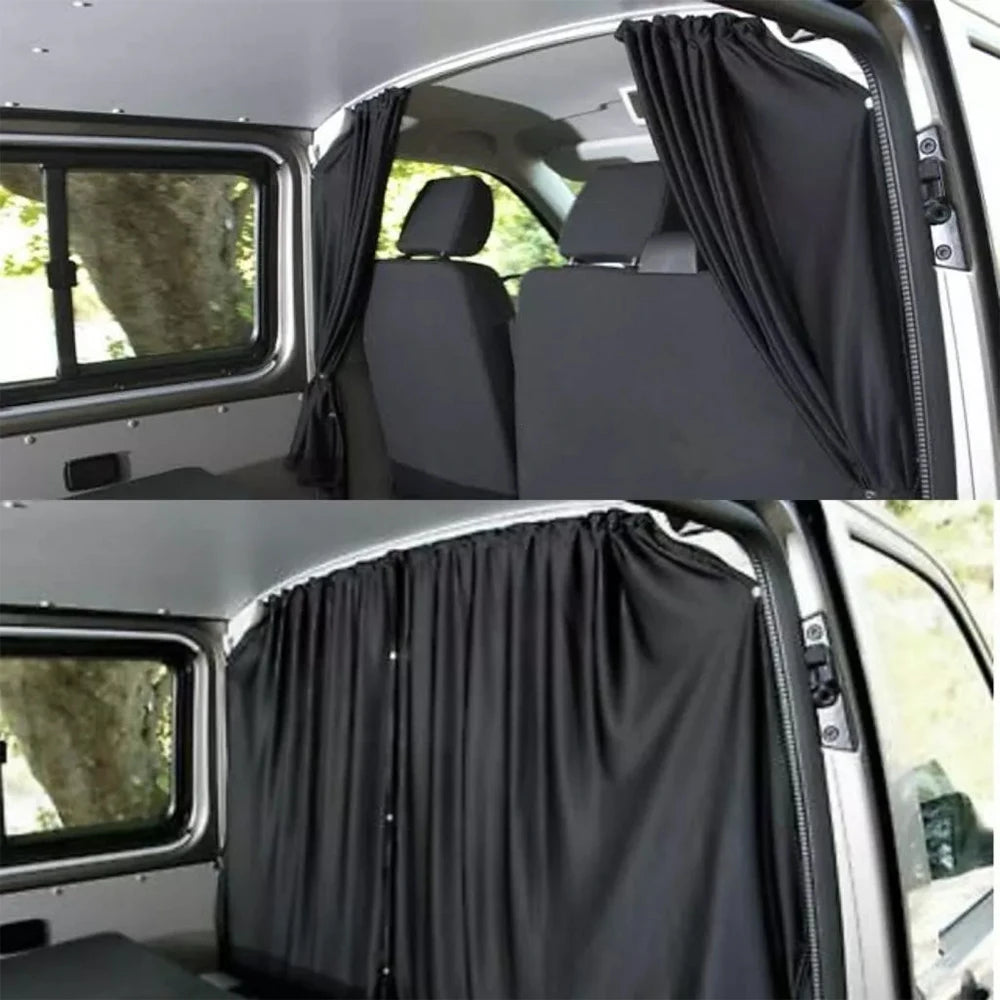 Cortinas de Privacidad para Coche, Cortinas de Partición Delantera y Trasera para Cabina de Autocaravana, Cortinas para Camper Van para Fiat DUCATO, Volkswagen T5T6, Ford TRANSIT