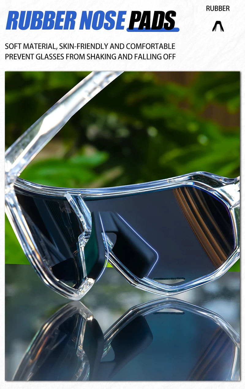 SCVCN gafas de sol de ciclismo para hombre, gafas de sol para conducir en carretera, deportes al aire libre, escalada de montaña, gafas de ciclismo UV400 para mujer