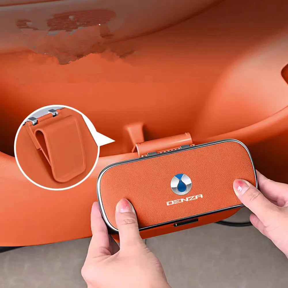 Para Denza D9 bote de basura para puerta de coche Denza X N9 Z9 N8 N7 Z9GT contenedor de almacenamiento trasero de coche para artículos varios