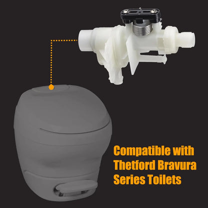 31113 Kit de servicio de módulo de agua de inodoro mejorado, reemplazo compatible para la serie Thetford Bravura - Nuevo 2024