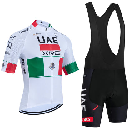 Maillot de Ciclismo MÉXICO 2026, Maillot de Ciclismo del Equipo de los Emiratos Árabes Unidos, Pantalones Cortos para Hombre y Mujer, Secado Rápido, Ropa de Ciclismo Profesional, Camiseta de Ciclismo