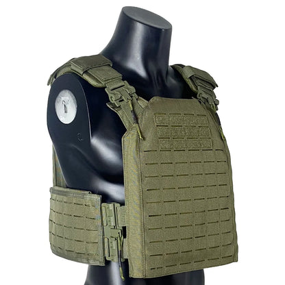 EMERSONGEARS-portador de placa de nailon 1000D, chaleco táctico para exteriores, chaleco MOLLE protector ajustable para caza