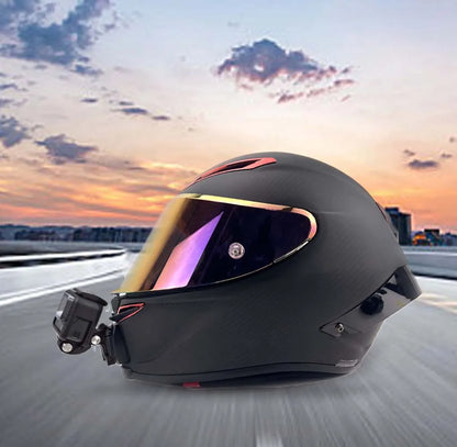 TUYU Premium casco de motocicleta personalizado Agv Pista GPRR K1 K5S K6luminium soporte de barbilla para GoPro Max Hero10 Insta360 One X2 R DJI