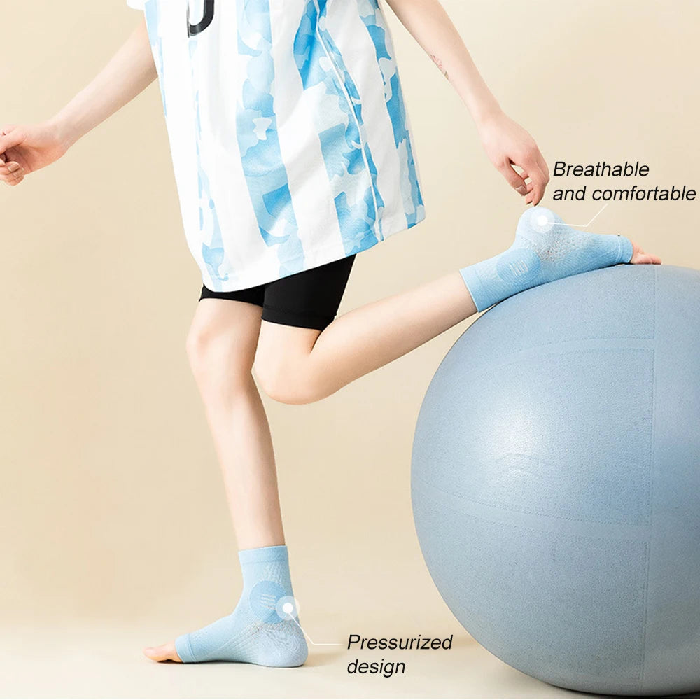 1 par de calcetines de neuropatía, terapia de neuritis periférica, compresión, mangas para pies con punta abierta para diabéticos, para tobillo, gota, dolor de daños por los nervios