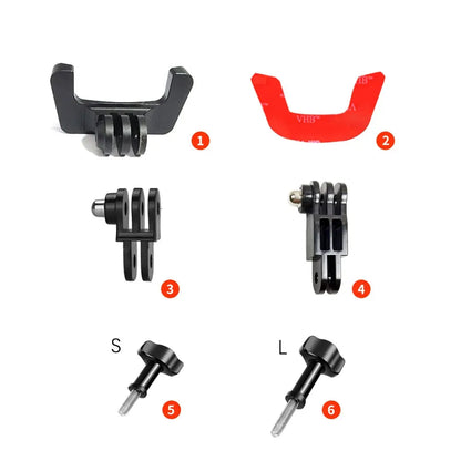 Soporte de barbilla para casco de motocicleta Shoei Neotec 2 personalizado para cámaras GoPro Hero12 11 10, Insta360 X4, Ace Pro2, DJI Action 4/5Pro