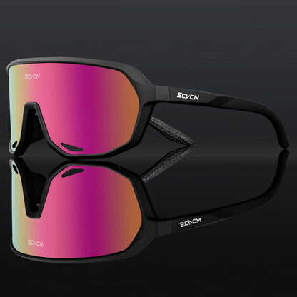 SCVCN gafas de sol de ciclismo para hombre, gafas de sol para conducir en carretera, deportes al aire libre, escalada de montaña, gafas de ciclismo UV400 para mujer
