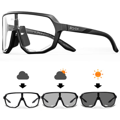 SCVCN gafas de sol de ciclismo para hombre, gafas de sol para conducir en carretera, deportes al aire libre, escalada de montaña, gafas de ciclismo UV400 para mujer