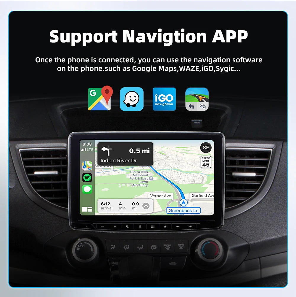 EKIY 2 en 1 con cable a Dongle CarPlay inalámbrico adaptador Android para coche sistemas inteligentes AI caja inteligente para coche con CarPlay con cable
