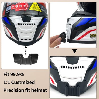 Casco de motocicleta personalizado premium TUYU LS2 MX701 ff 801358   Soporte de barbilla de aluminio para accesorios GoPro Hero10 Insta360 X2 3 DJI